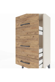 Arges Komodin 3 Çekmeceli 44x30x96 Aytaşı-Çam