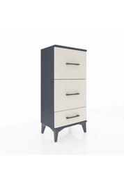 Arges Komodin 3 Çekmeceli 44x30x96 Antrasit-Aytaşı