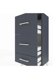 Arges Komodin 3 Çekmeceli 44x30x96 Antrasit-Antrasit