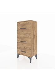 Arges Komodin 3 Çekmeceli 44x30x96 Çam-Çam