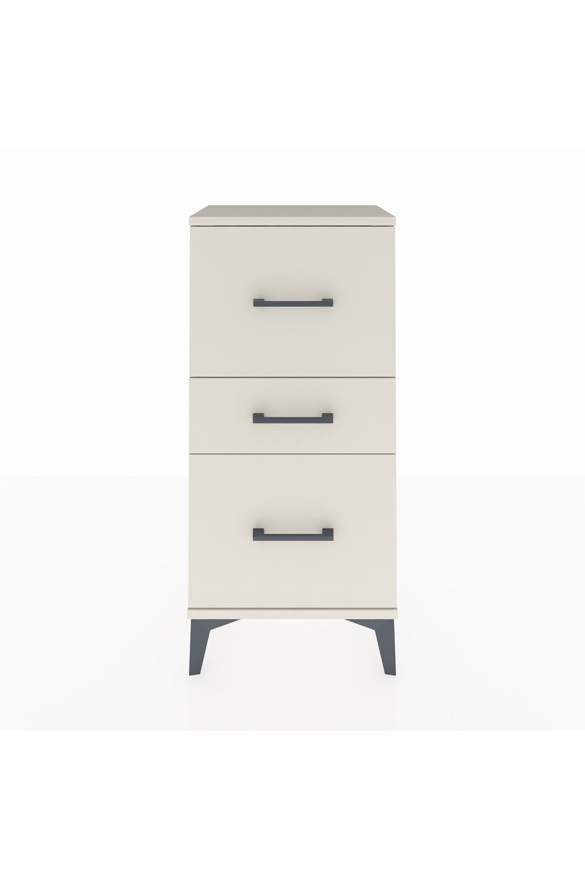 Arges Komodin 3 Çekmeceli 44x30x96 Aytaşı-Aytaşı