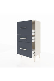 Arges Komodin 3 Çekmeceli 44x30x96 Aytaşı-Antrasit