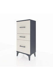 Arges Komodin 3 Çekmeceli 44x30x96 Antrasit-Aytaşı
