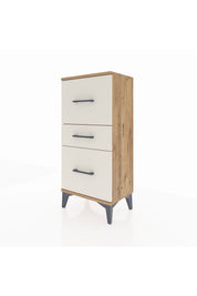 Arges Komodin 3 Çekmeceli 44x30x96 Çam-Aytaşı