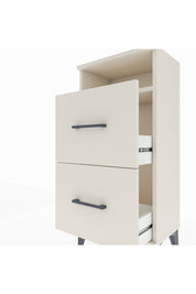 Arges Komodin Tek Raflı 2 Çekmeceli 44x30x96 Aytaşı-Aytaşı