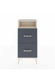 Arges Komodin Tek Raflı 2 Çekmeceli 44x30x96 Aytaşı-Antrasit