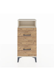 Arges Komodin Tek Raflı 2 Çekmeceli 44x30x96 Aytaşı-Çam