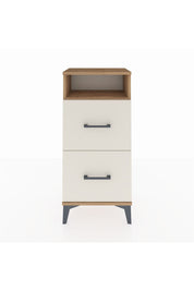 Arges Komodin Tek Raflı 2 Çekmeceli 44x30x96 Çam-Aytaşı