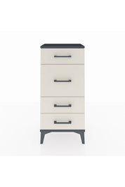 Arges Komodin 4 Çekmeceli 44x30x96 Antrasit-Aytaşı