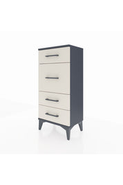 Arges Komodin 4 Çekmeceli 44x30x96 Antrasit-Aytaşı