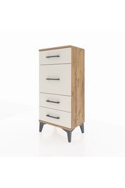 Arges Komodin 4 Çekmeceli 44x30x96 Çam-Aytaşı