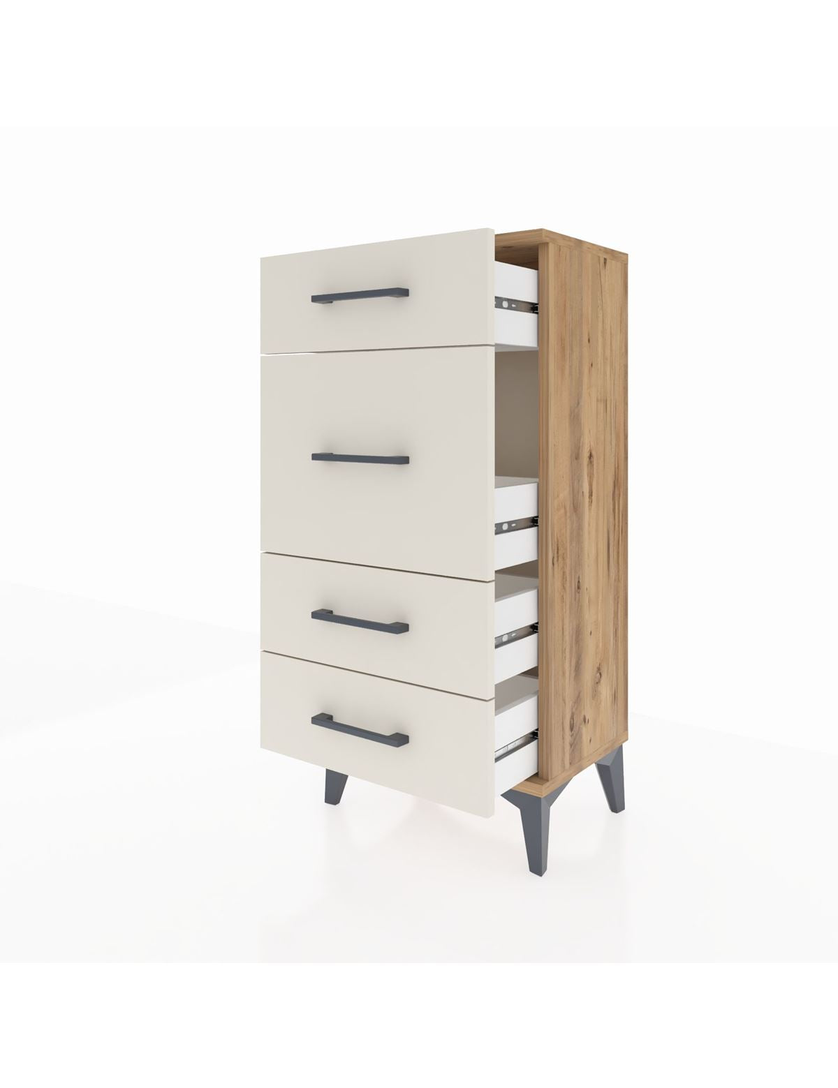 Arges Komodin 4 Çekmeceli 44x30x96 - S09M015V7A