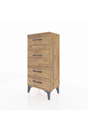 Arges Komodin 4 Çekmeceli 44x30x96 Çam-Çam