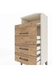 Arges Komodin Tek Raflı 3 Çekmeceli 44x30x96 Aytaşı-Çam