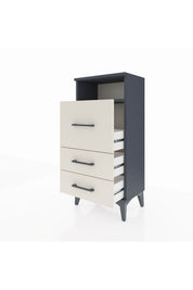 Arges Komodin Tek Raflı 3 Çekmeceli 44x30x96 Antrasit-Aytaşı