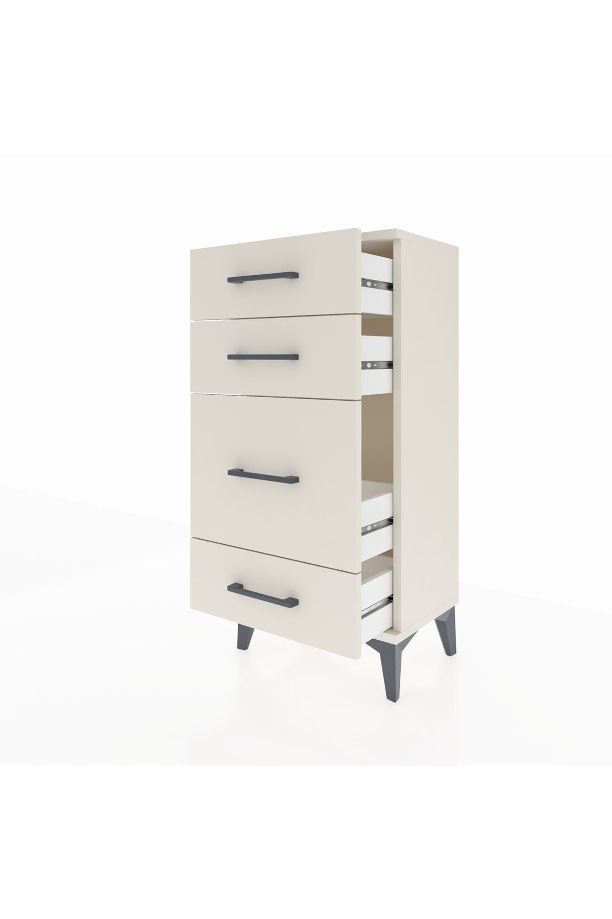 Arges Komodin 4 Çekmeceli 44x30x96 Aytaşı-Aytaşı