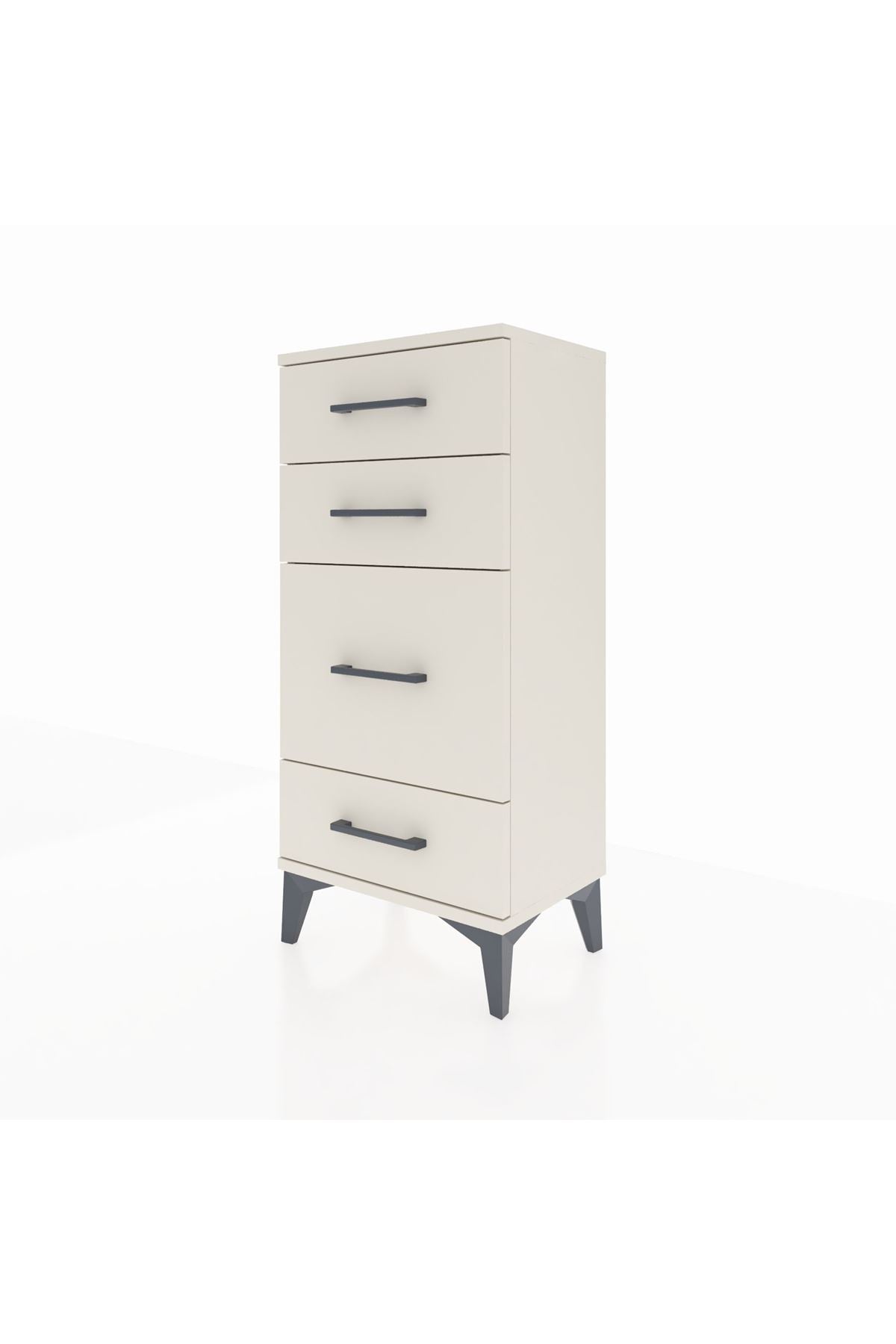 Arges Komodin 4 Çekmeceli 44x30x96 Aytaşı-Aytaşı