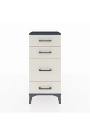 Arges Komodin 4 Çekmeceli 44x30x96 Antrasit-Aytaşı