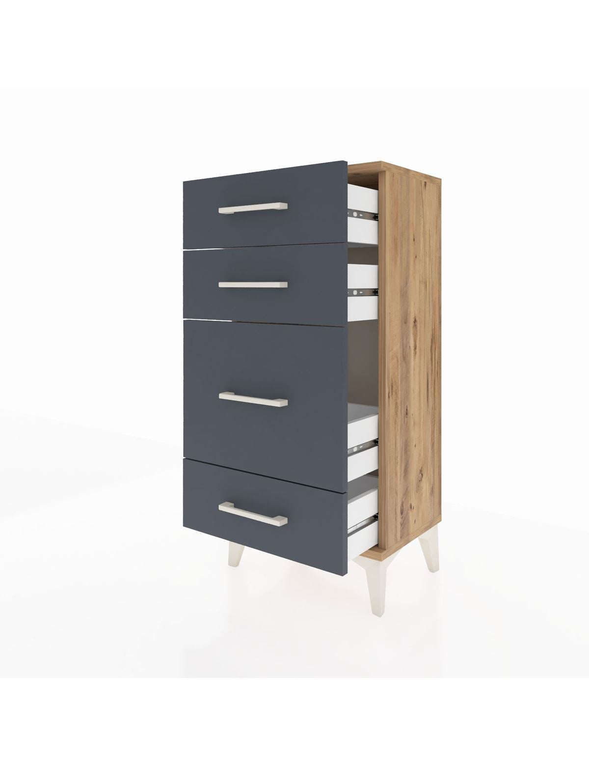 Arges Komodin 4 Çekmeceli 44x30x96 - S09M017V8A