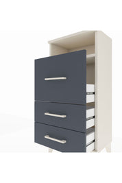 Arges Komodin Tek Raflı 3 Çekmeceli 44x30x96 Aytaşı-Antrasit