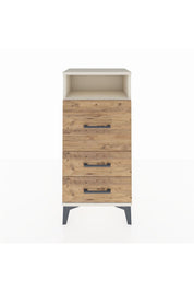 Arges Komodin Tek Raflı 3 Çekmeceli 44x30x96 Aytaşı-Çam