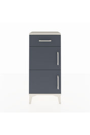 Arges Komodin Tek Raflı Tek Çekmeceli 2 Kapaklı 44x30x96 Aytaşı-Antrasit