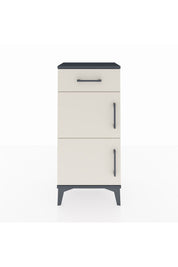 Arges Komodin Tek Raflı Tek Çekmeceli 2 Kapaklı 44x30x96 Antrasit-Aytaşı