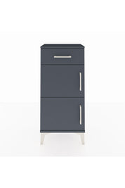 Arges Komodin Tek Raflı Tek Çekmeceli 2 Kapaklı 44x30x96 Antrasit-Antrasit