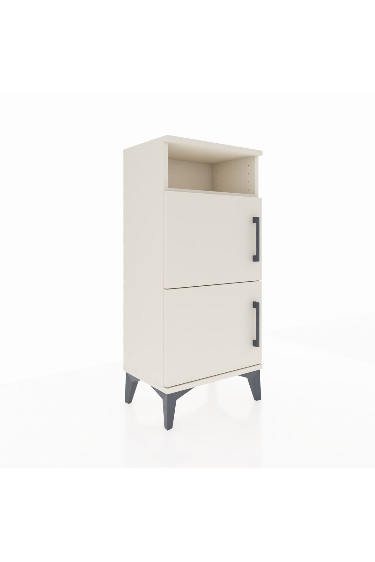 Arges Komodin Tek Raflı 2 Kapaklı 44x30x96 Aytaşı-Aytaşı