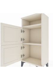 Arges Komodin Tek Raflı 2 Kapaklı 44x30x96 Aytaşı-Aytaşı