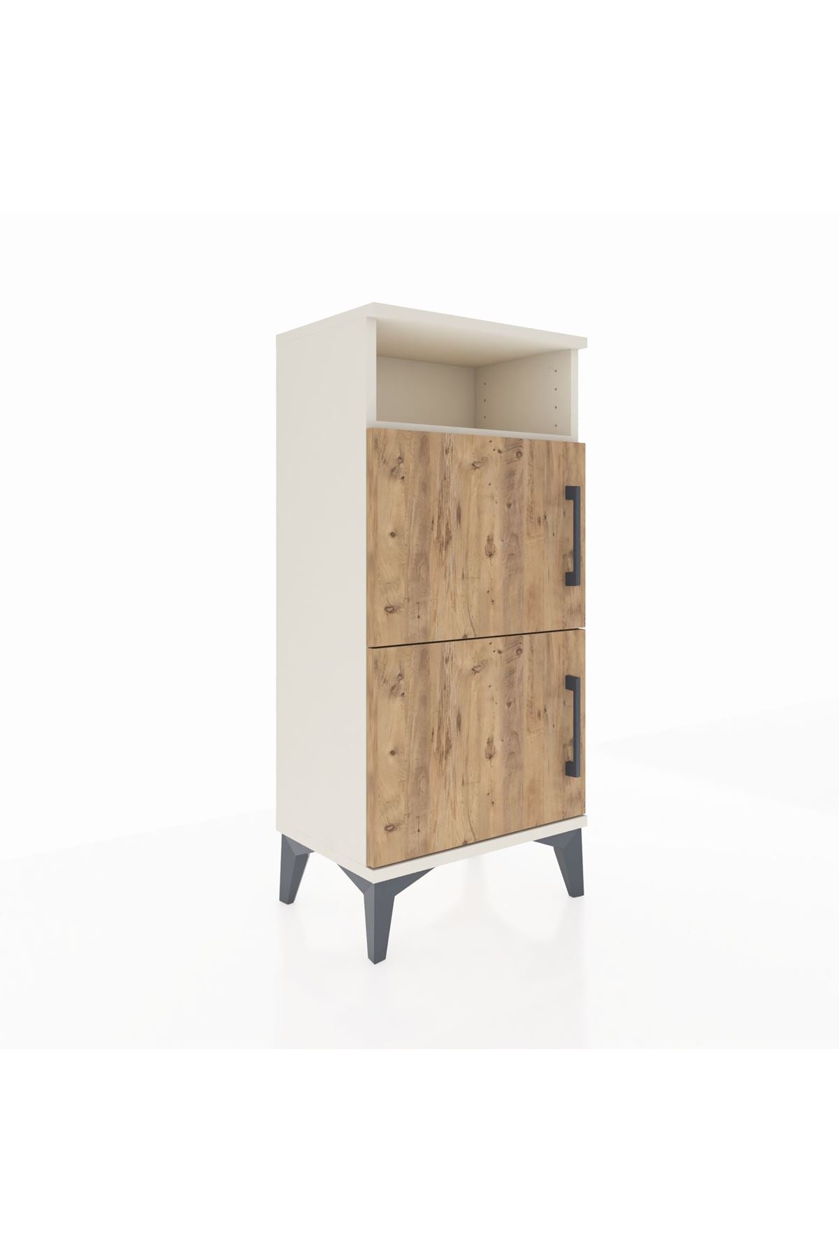 Arges Komodin Tek Raflı 2 Kapaklı 44x30x96 Aytaşı-Çam