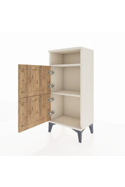 Arges Komodin Tek Raflı 2 Kapaklı 44x30x96 Aytaşı-Çam