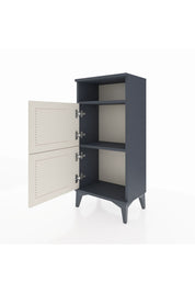 Arges Komodin Tek Raflı 2 Kapaklı 44x30x96 Antrasit-Aytaşı