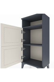 Arges Komodin Tek Raflı 2 Kapaklı 44x30x96 Antrasit-Aytaşı