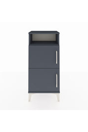 Arges Komodin Tek Raflı 2 Kapaklı 44x30x96 Antrasit-Antrasit