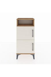 Arges Komodin Tek Raflı 2 Kapaklı 44x30x96 Çam-Aytaşı