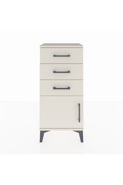 Arges Komodin 3 Çekmeceli Tek Kapaklı 44x30x96 Aytaşı-Aytaşı