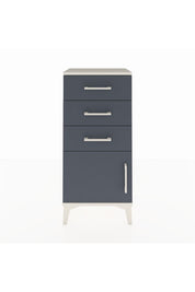 Arges Komodin 3 Çekmeceli Tek Kapaklı 44x30x96 Aytaşı-Antrasit