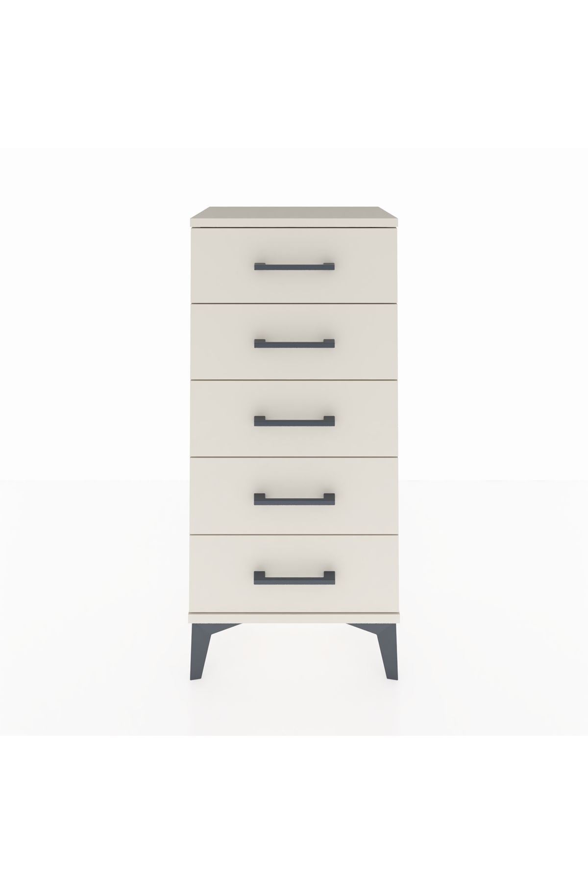 Arges Komodin 5 Çekmeceli 44x30x96 Aytaşı-Aytaşı