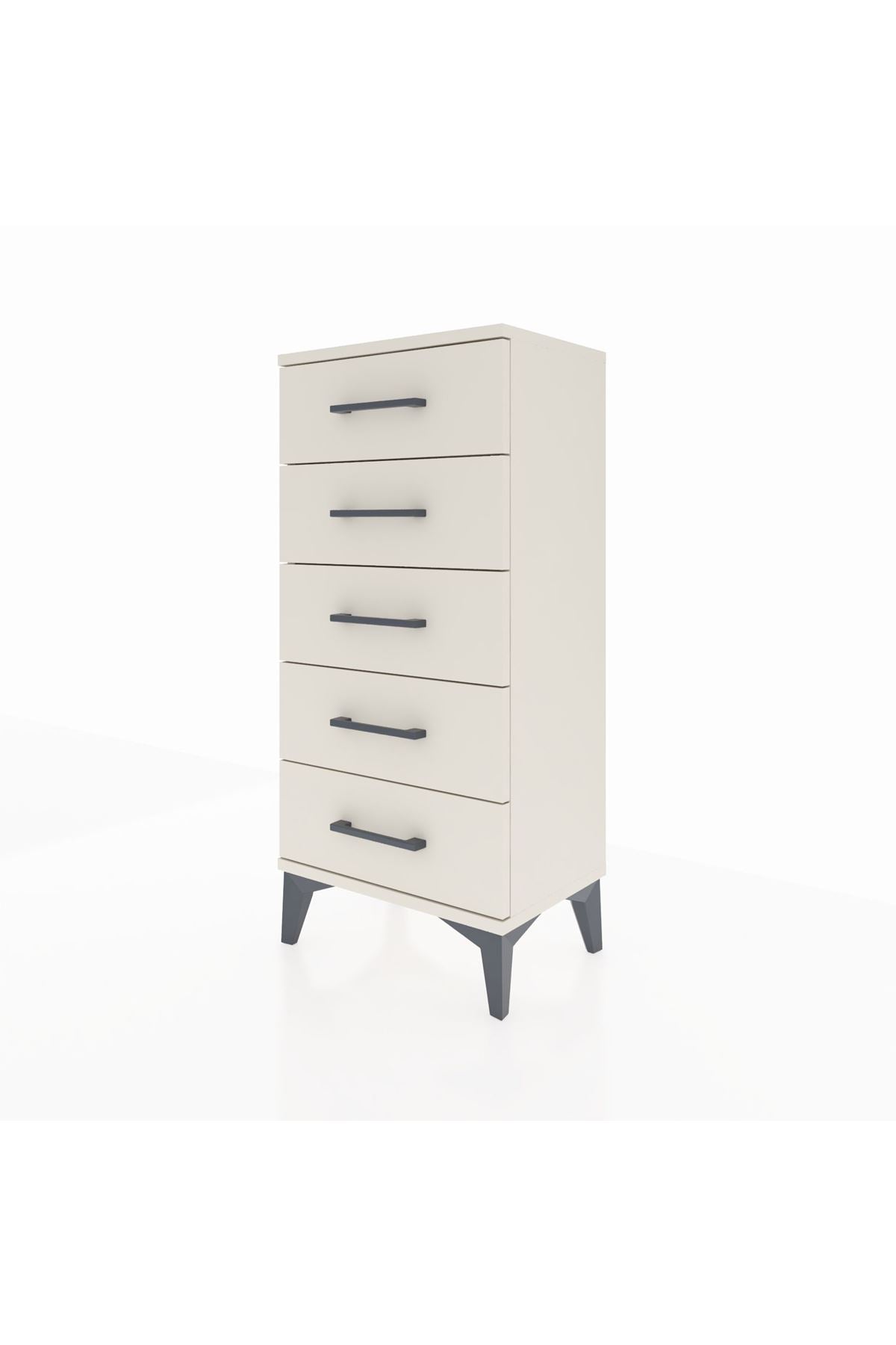 Arges Komodin 5 Çekmeceli 44x30x96 Aytaşı-Aytaşı