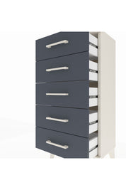 Arges Komodin 5 Çekmeceli 44x30x96 Aytaşı-Antrasit