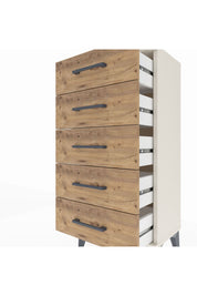 Arges Komodin 5 Çekmeceli 44x30x96 Aytaşı-Çam