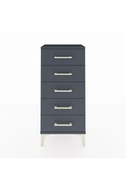 Arges Komodin 5 Çekmeceli 44x30x96 Antrasit-Antrasit
