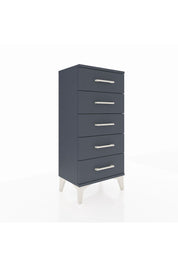 Arges Komodin 5 Çekmeceli 44x30x96 Antrasit-Antrasit