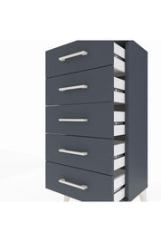 Arges Komodin 5 Çekmeceli 44x30x96 Antrasit-Antrasit