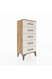 Arges Komodin 5 Çekmeceli 44x30x96 Çam-Aytaşı