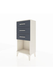 Arges Komodin 3 Çekmeceli 44x30x96 Aytaşı-Antrasit