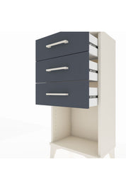 Arges Komodin 3 Çekmeceli 44x30x96 Aytaşı-Antrasit