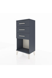 Arges Komodin 3 Çekmeceli 44x30x96 Antrasit-Antrasit