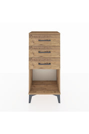 Arges Komodin 3 Çekmeceli 44x30x96 Çam-Çam